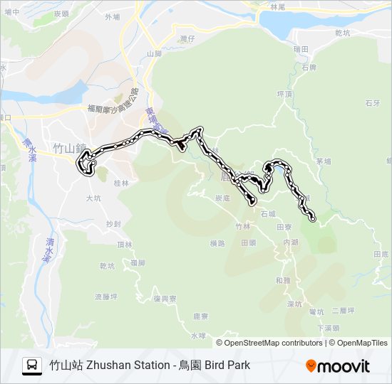 6717 bus Line Map