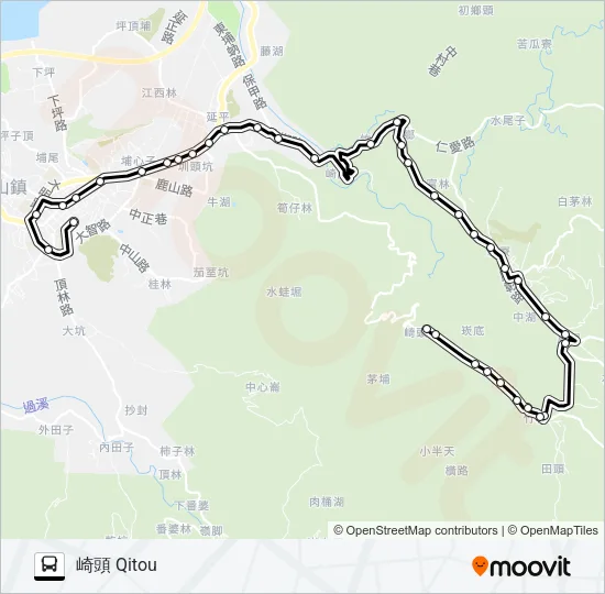 巴士6720的線路圖