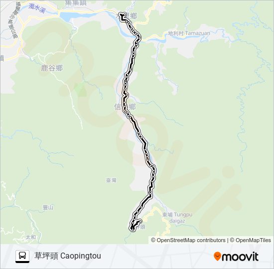 6733 bus Line Map