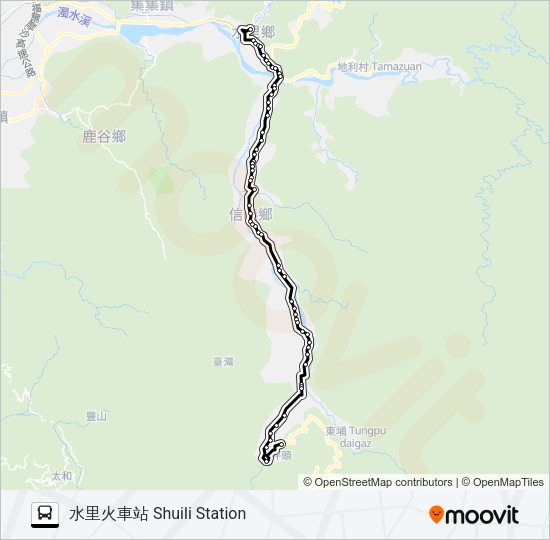 巴士6733的線路圖