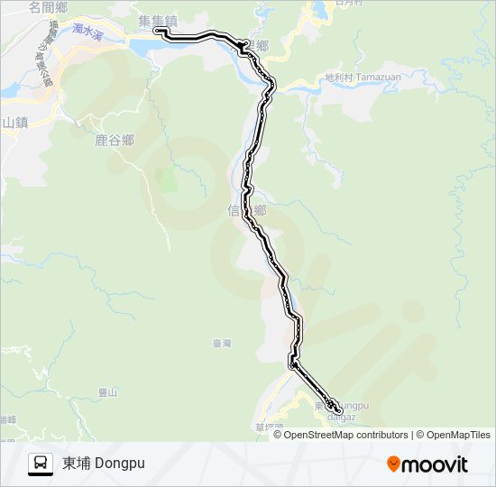 6734 bus Line Map