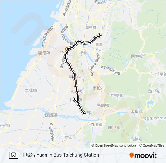 巴士6735的線路圖