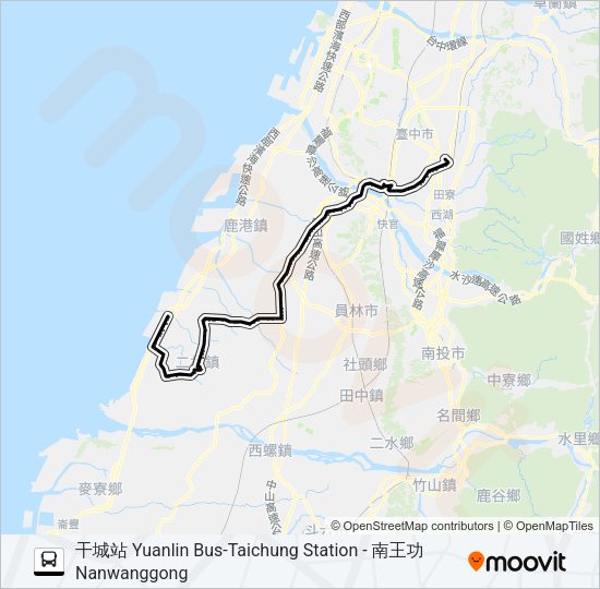 巴士6738的線路圖