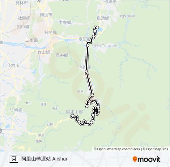 6739 bus Line Map