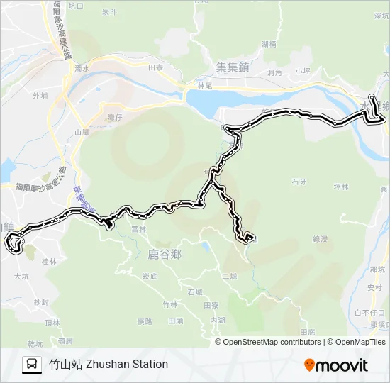 6718A Bus Line Map