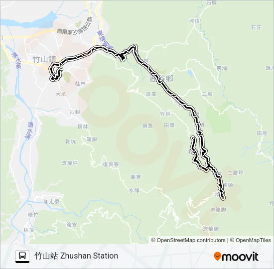巴士6719A的線路圖