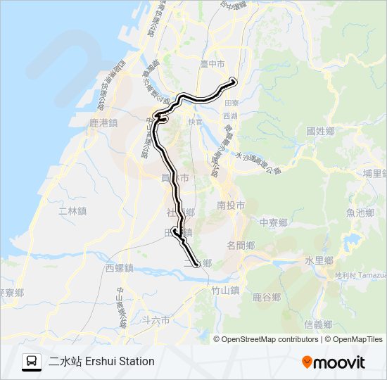 巴士6735A的線路圖