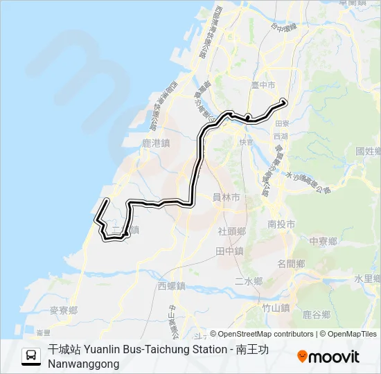 6738A Bus Line Map
