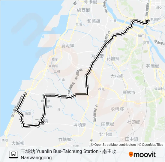 巴士6738C的線路圖