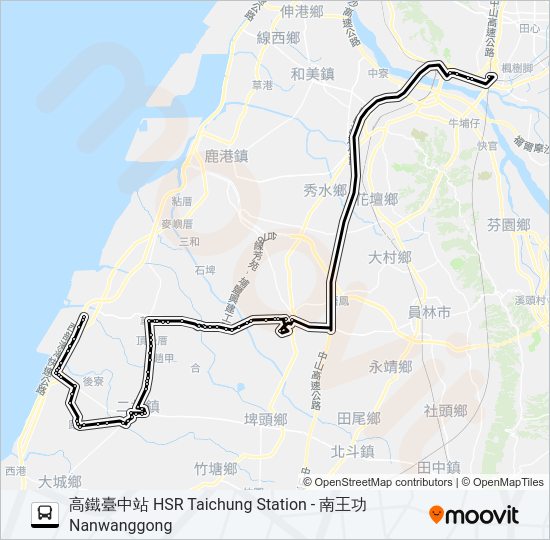 6738E bus Line Map