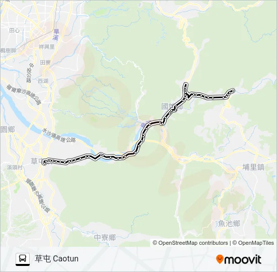 6653 Bus Line Map