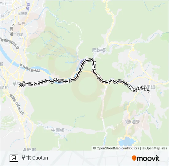 巴士6656的線路圖
