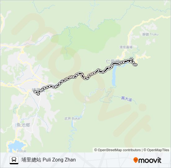 巴士6661的線路圖