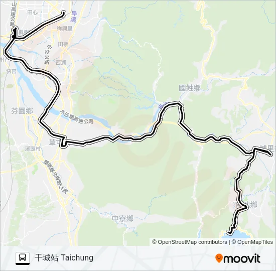 巴士6670的線路圖