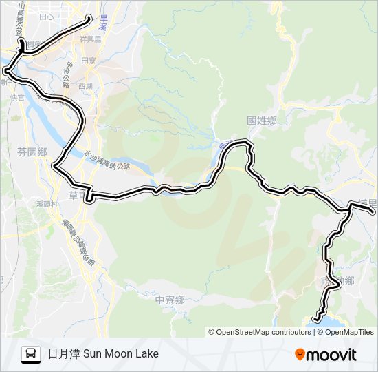 巴士6670的線路圖