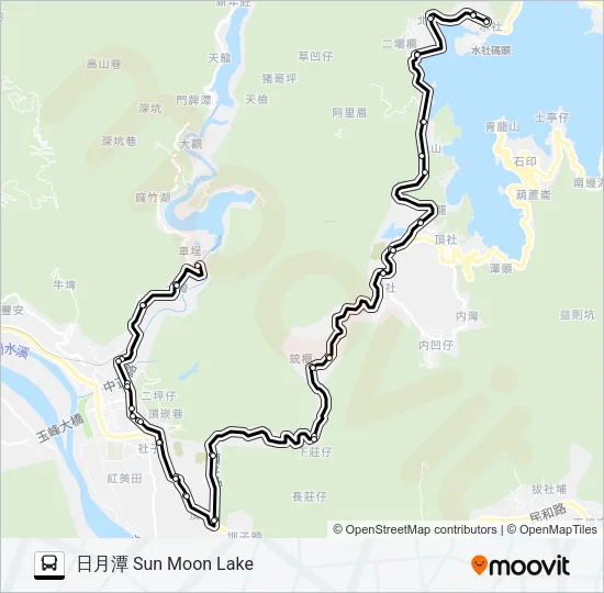 巴士6671的線路圖