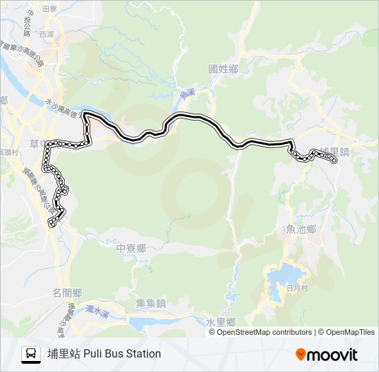 6672 bus Line Map