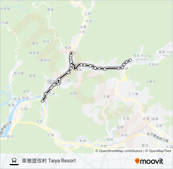 6653B Bus Line Map