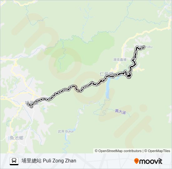 巴士6660A的線路圖