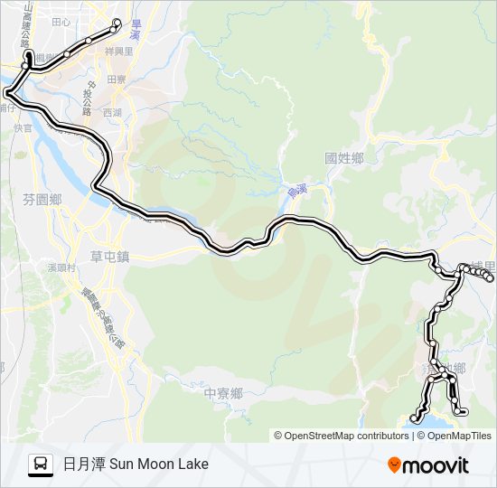 巴士6670A的線路圖