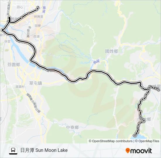 巴士6670D的線路圖