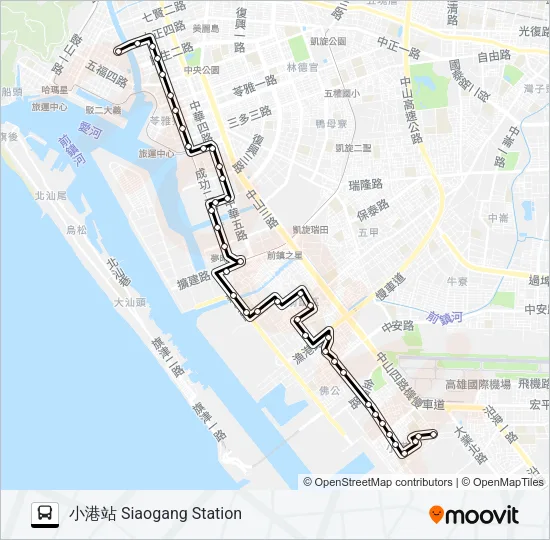 214 Bus Line Map