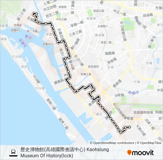 214 Bus Line Map