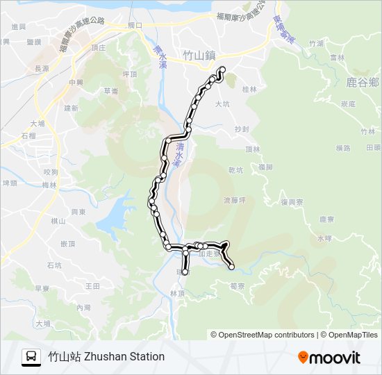 6721A bus Line Map