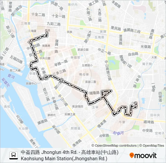 83 Bus Line Map