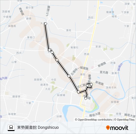 巴士7220AA的線路圖