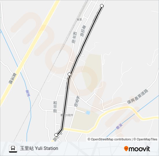 巴士1130的線路圖