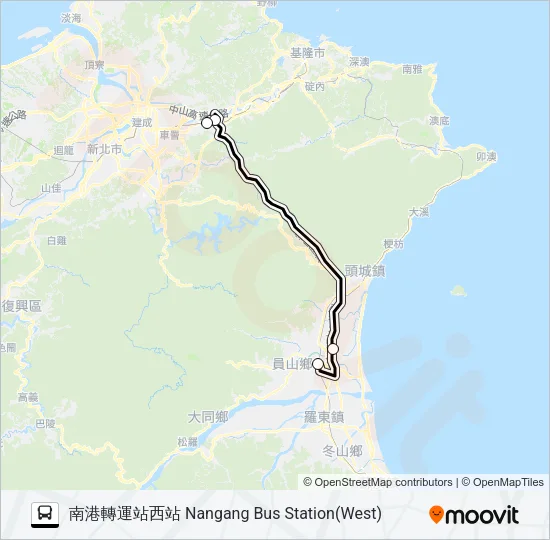 1878C Bus Line Map
