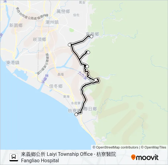 幸福來義3路  Line Map