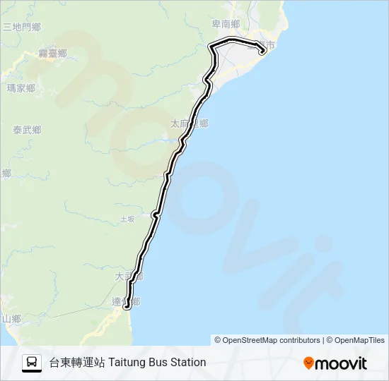 巴士8135的線路圖