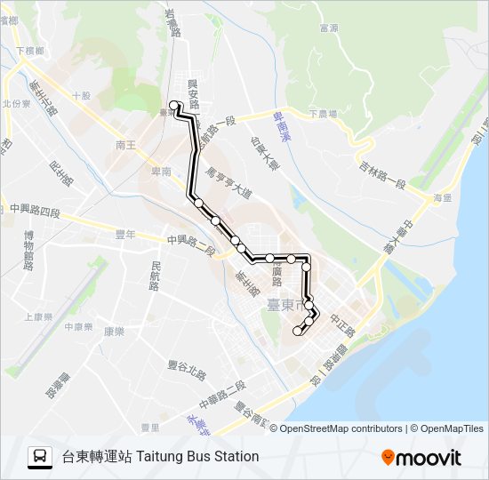 巴士8172的線路圖