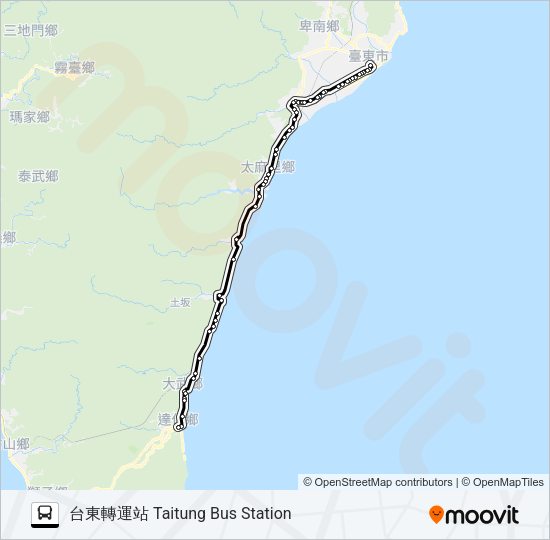 巴士8136的線路圖