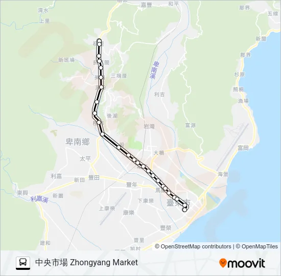 巴士8171的線路圖