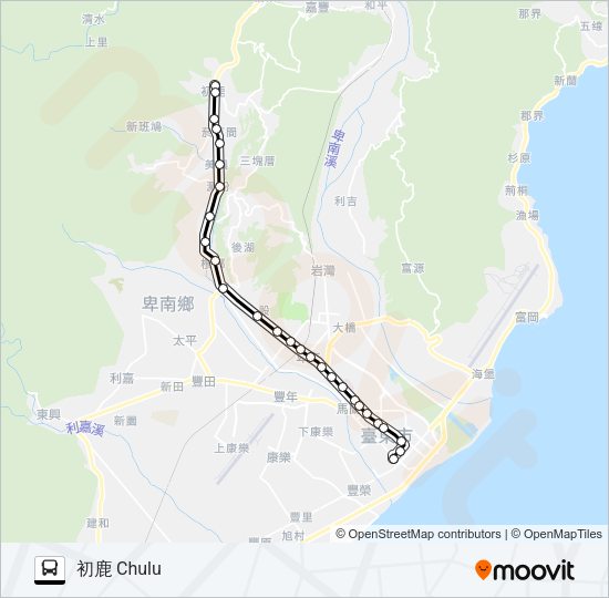 巴士8171的線路圖