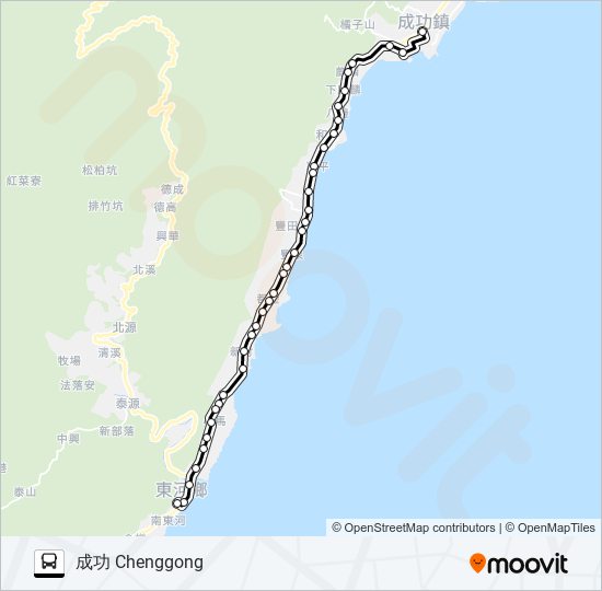 8125 bus Line Map