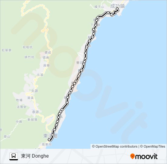 8125 bus Line Map