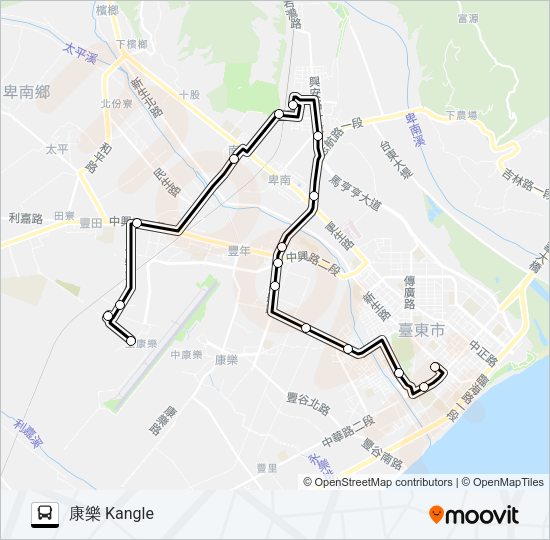 巴士8115的線路圖