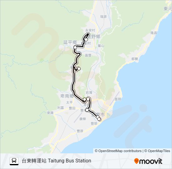 巴士8168A的線路圖