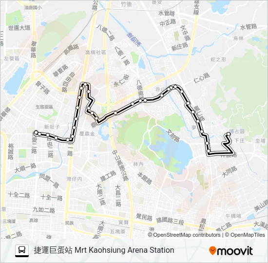 24A(平日停駛) Bus Line Map