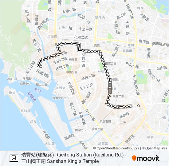 82 bus Line Map