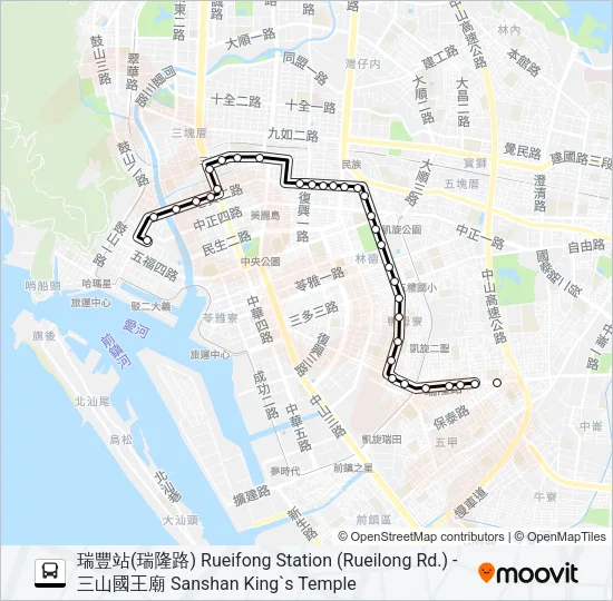 巴士82的線路圖