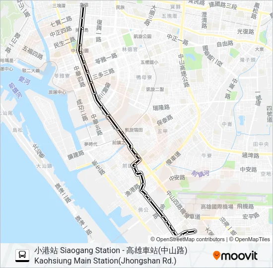 巴士12的線路圖