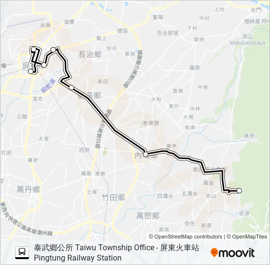 幸福泰武3路  Line Map