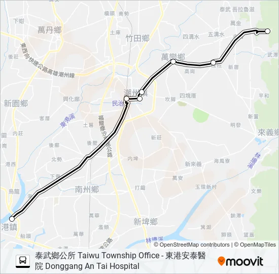 幸福泰武5路  Line Map