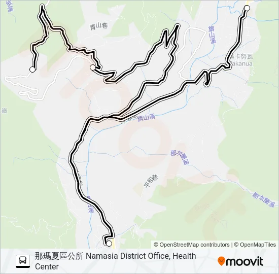 巴士T516(預約)的線路圖