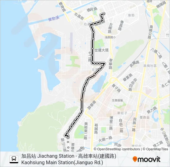 218A內惟幹線 Bus Line Map